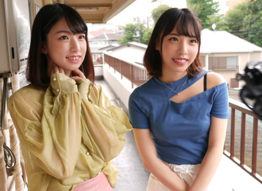 【W美女×ハーレム状態】2人に交互にしゃぶられお口に発射してしまう！次々生ハメしてアソコの中でもイッちゃうｗ