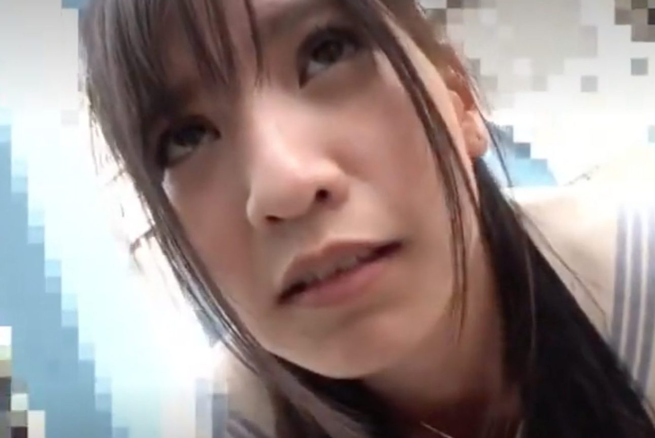【デート×JK】ロータ入れたまま街中お散歩でガクブルイキ！我慢できずに肉棒マンコにブッコミガチピスハメ！
