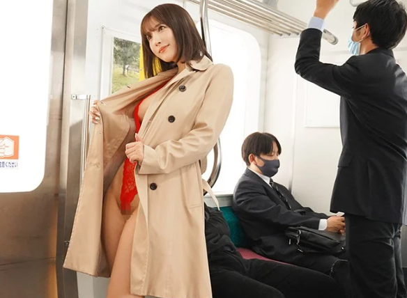『イケっ♡全部出せっ♡』電車に乗ると露出狂な痴女に痴漢されるM男！マゾチ●ポに抗えるわけなく言われるがままにアクメへｗ