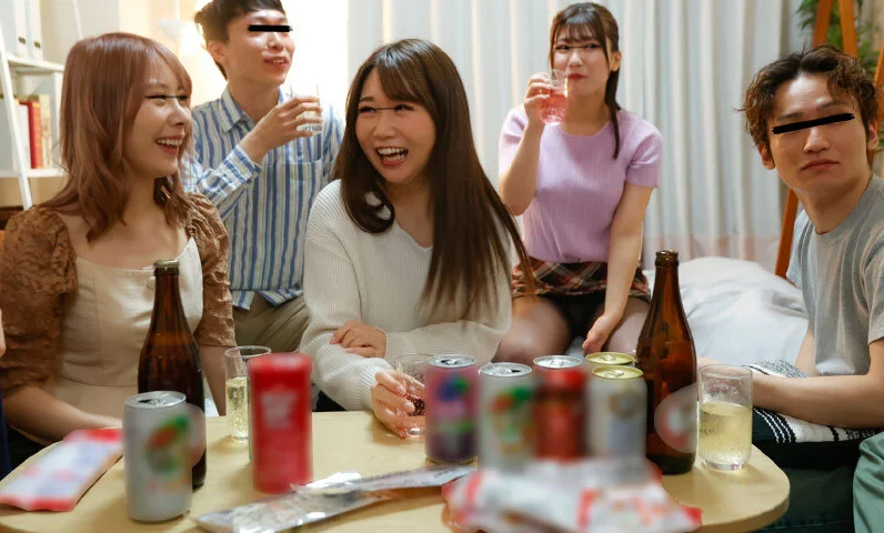 新歓コンパで女子学生にセクハラ行為がエスカレートし喉奥やアソコにチ〇ポぶち込み追い掛け回す鬼畜レイプ！