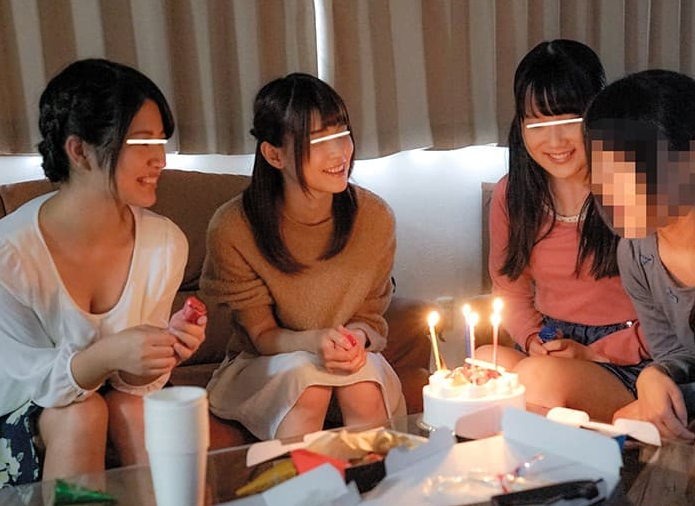 娘の誕生日に集まってくれた美少女たちに興奮したオヤジが暴走し無理やり肉体弄び肉棒の餌食にしていく！